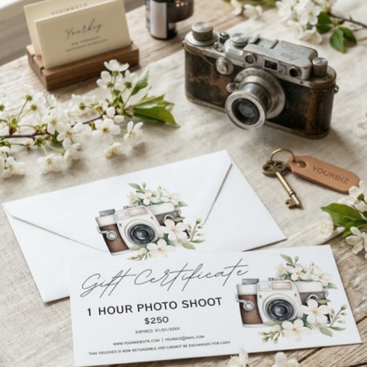 Cadeaubon voor fotosessie