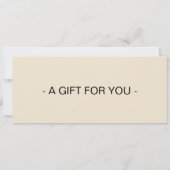 Cadeaubon voor fotoshoot kaart (Achterkant)