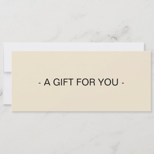 Cadeaubon voor fotoshoot kaart (Achterkant)