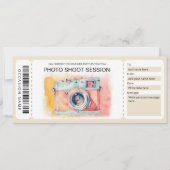 Cadeaubon voor fotoshoot kaart (Voorkant)