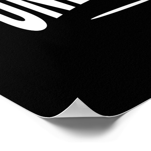 Cadeaubon voor functieteken van de onderneming poster (Hoek)