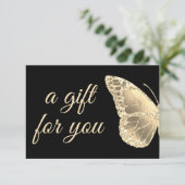 cadeaubon voor golden vlinder (Staand voorkant)