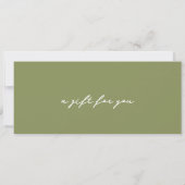 Cadeaubon voor golfreis kaart (Achterkant)