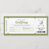 Cadeaubon voor golfreis kaart (Voorkant)