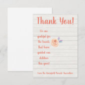 Cadeaubon voor handdesinfectiemiddel voor waarderi kaart (Voorkant / Achterkant)