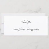 Cadeaubon voor het schoonmaken van het huis (Achterkant)