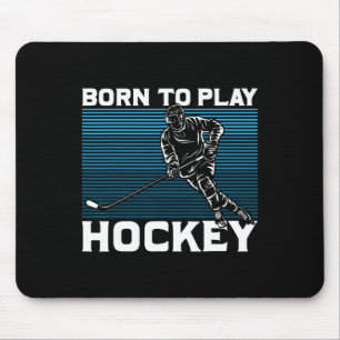 Cadeaubon Voor IJshockey Keeper Geboren Om Hockey Muismat