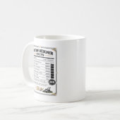 Cadeaubon voor interieurontwerper voor ontwerpstud koffiemok (Voorkant links)