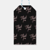 Cadeaubon Voor Jou Roze Roze Goud Folie Modern Cadeaulabel (Achterkant)