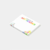 Cadeaubon voor Kunstleraar op een Basisschool of P Post-it® Notes (Schuin)