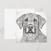 Cadeaubon voor Labrador Retriever Kaart (Voorkant / Achterkant)