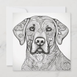 Cadeaubon voor Labrador Retriever Kaart