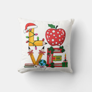 Cadeaubon voor leerkrachten   Liefde Potlood Apple Kussen