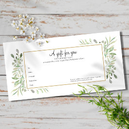 Cadeaubon voor lente bloemen