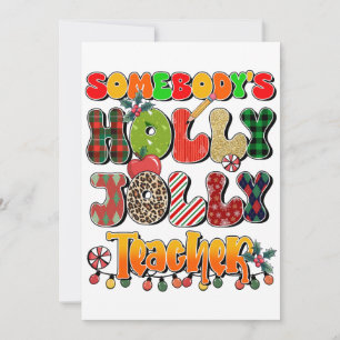Cadeaubon Voor Leraar Iemands Kerstmis Is Leuk L Feestdagenkaart