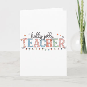 Cadeaubon Voor Leraar Kerst Leraar Kaart