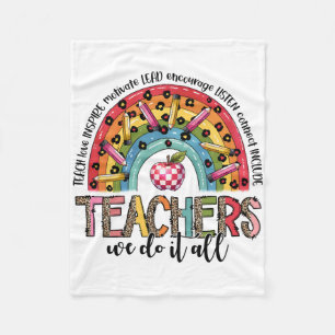 Cadeaubon Voor Leraar Leraren Doen Alles Fleece Deken