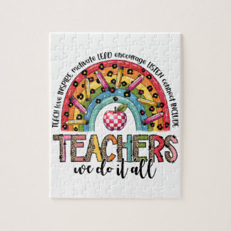 Cadeaubon Voor Leraar | Leraren Doen Alles Legpuzzel