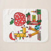 Cadeaubon Voor Leraar | Liefde Potlood Apple Boeke Sherpa Deken (Voorkant (horizontaal))
