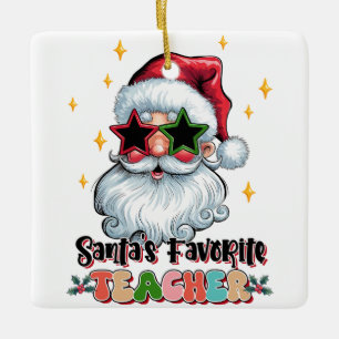 Cadeaubon Voor Leraar Sinterklaas' Favoriete Ler Keramisch Ornament