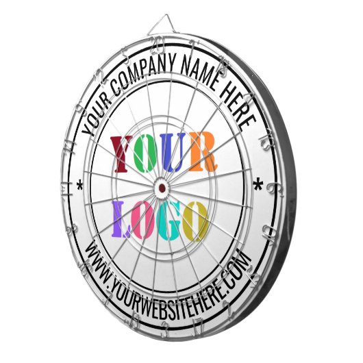 Cadeaubon voor Logo en tekstrein Dartbord (Voorkant Rechts)