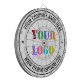 Cadeaubon voor Logo en tekstrein Dartbord (Voorkant Links)