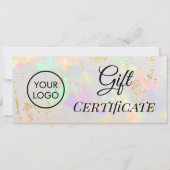 cadeaubon voor logo opal stone (Voorkant)