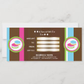 Cadeaubon voor macarons van de Kleurrijke Bakkerij (Achterkant)