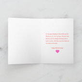 Cadeaubon voor mama Moederdag kaart (Binnen)
