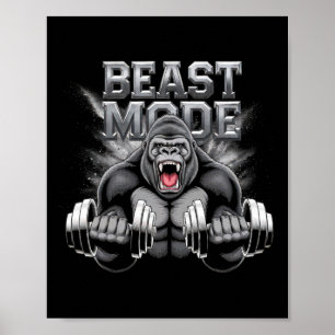 Cadeaubon Voor Mannen Vrouwen Fitness Bodybuilding Poster