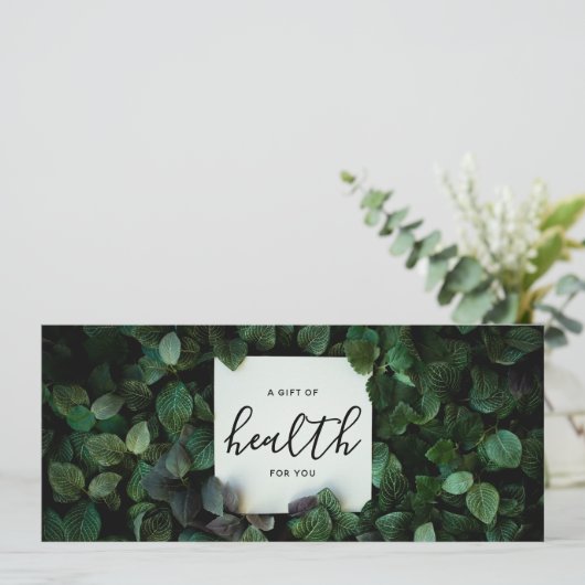 Cadeaubon voor medische chiropractische zorg (Staand voorkant)