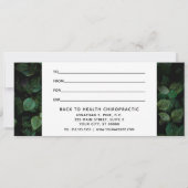 Cadeaubon voor medische chiropractische zorg (Achterkant)