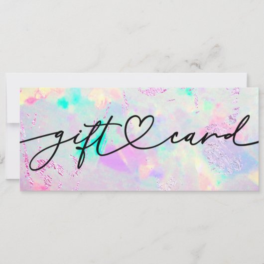 cadeaubon voor minerale edelsteen (Voorkant)