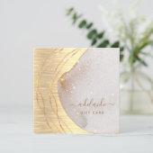 Cadeaubon voor modern Gold Glitter Hair Stylist (Staand voorkant)