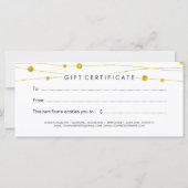 Cadeaubon voor moderne en grafische voorval (Achterkant)