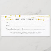 Cadeaubon voor moderne en grafische voorval (Achterkant)