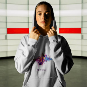 Cadeaubon voor muziek liefhebbers trui, Creatieve  Hoodie