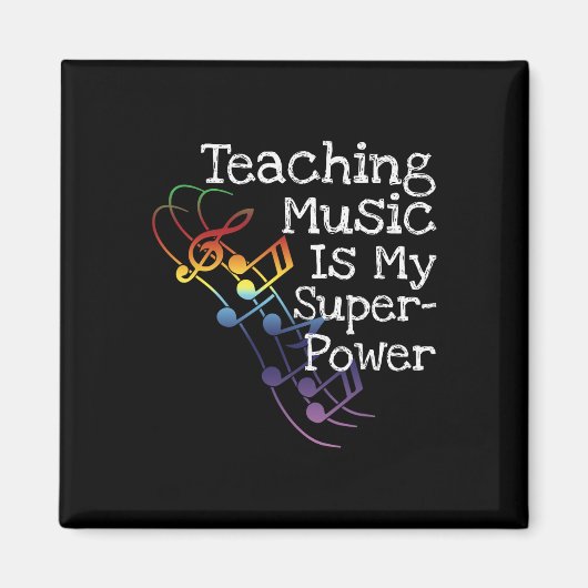 Cadeaubon voor muziekleraar magneet (Voorkant)
