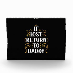 Cadeaubon voor opa Als verloren terug naar papa Fotoblokken