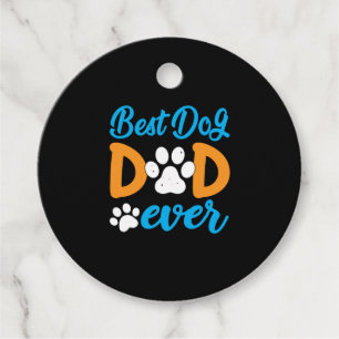 Cadeaubon voor opa Beste hond papa ooit Bedankjes Labels
