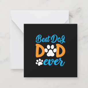 Cadeaubon voor opa Beste hond papa ooit Notitiekaartje