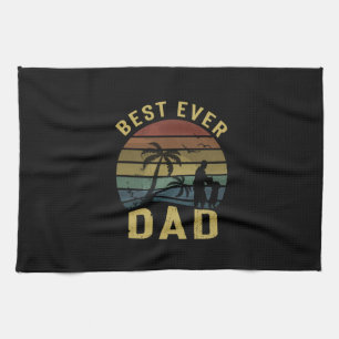 Cadeaubon voor opa Beste papa ooit Theedoek