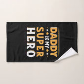Cadeaubon voor opa | Papa is mijn superheld Handdoek (Handdoek)