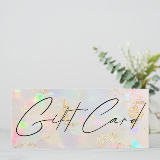 cadeaubon voor opal stone (Staand voorkant)