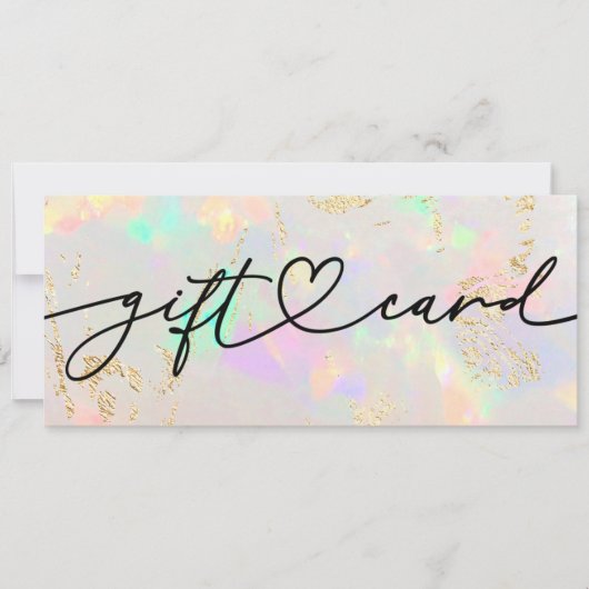 cadeaubon voor opal stone (Voorkant)