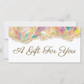 cadeaubon voor optisch ontwerp (Voorkant)