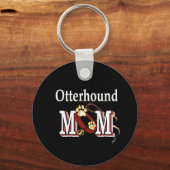 Cadeaubon voor Otterhound-moeders Sleutelhanger (Voorkant)