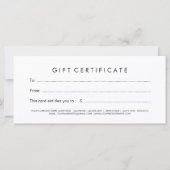 Cadeaubon voor oude haarstijlen (Achterkant)