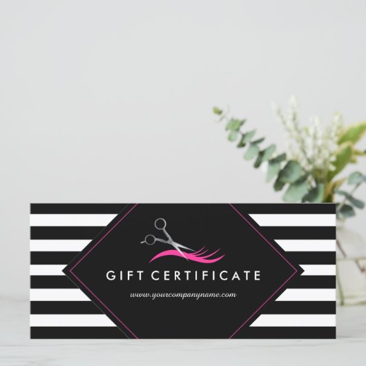 Cadeaubon voor oude haarstijlen (Staand voorkant)