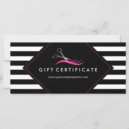 Cadeaubon voor oude haarstijlen (Voorkant)